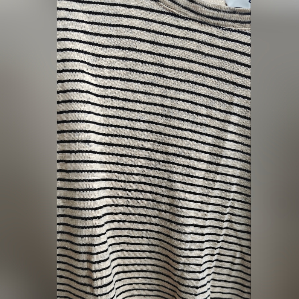 Cos CREW-NECK LINEN T-SHIRT, M - Picture 6 of 8